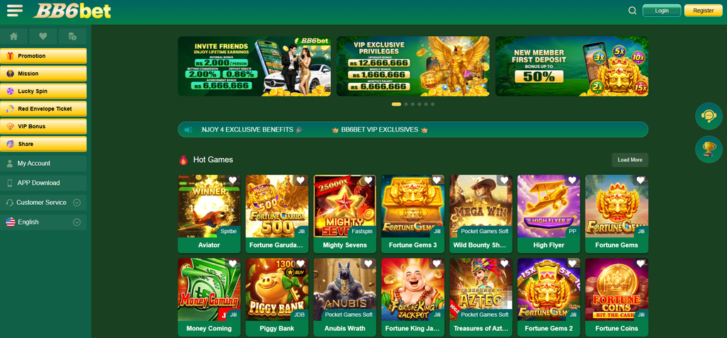 BB6 BET Game